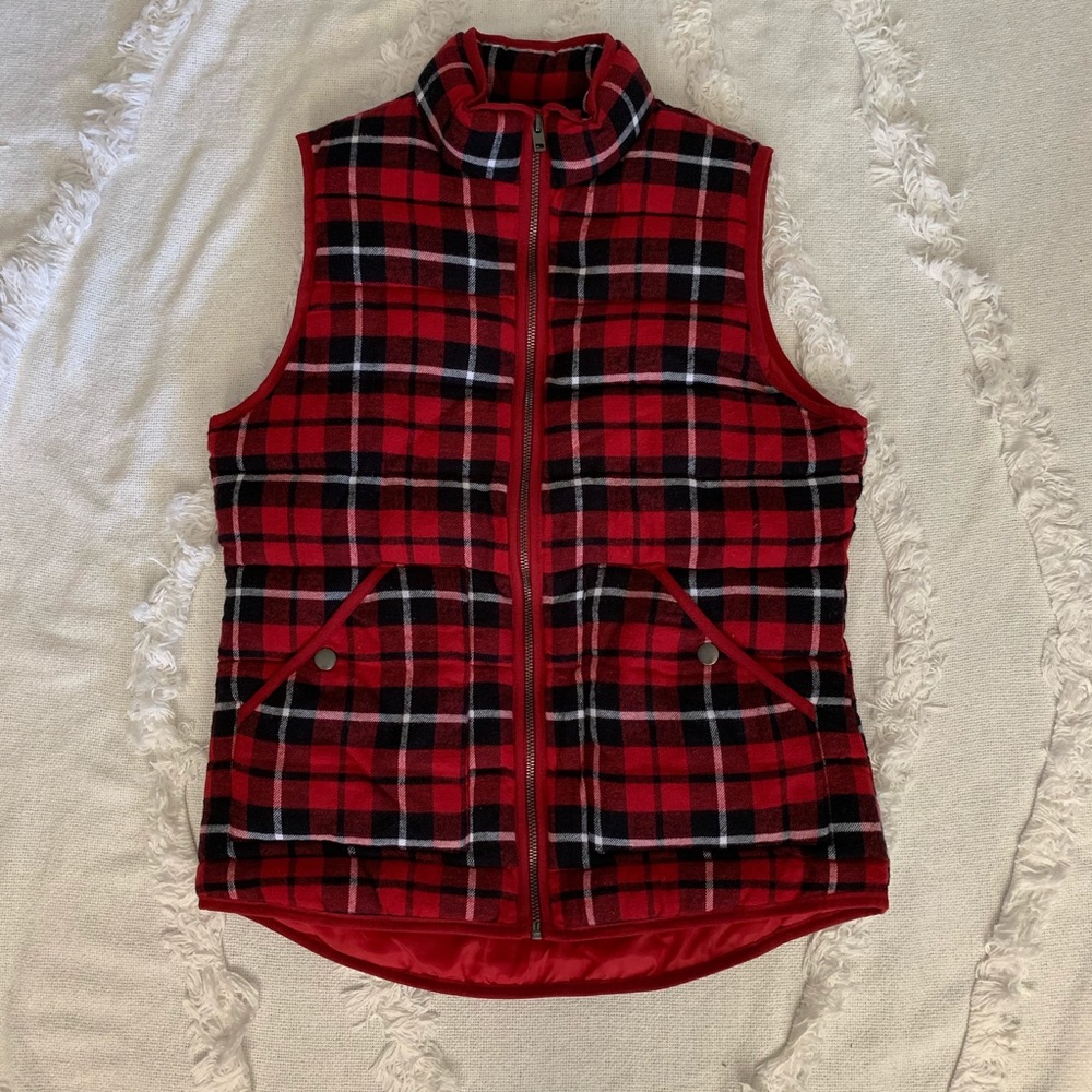 A New Day Plaid Vest - Size Small